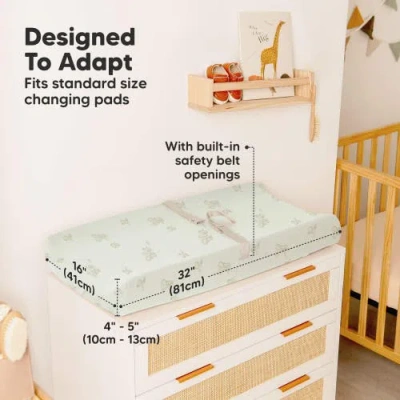 Keababies 2-pack Isla [protect+] Waterproof Changing Pad Covers In Multi