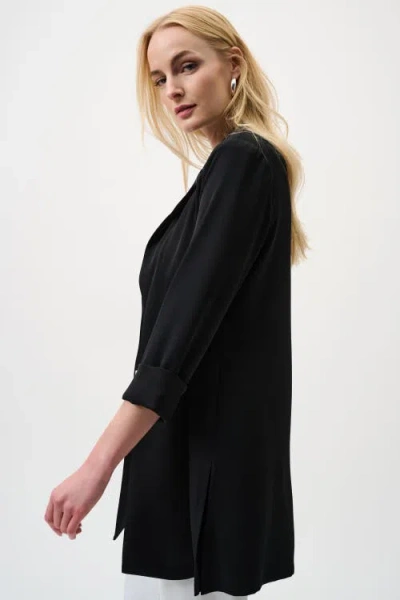 Joseph Ribkoff Classic Long Blazer In Black