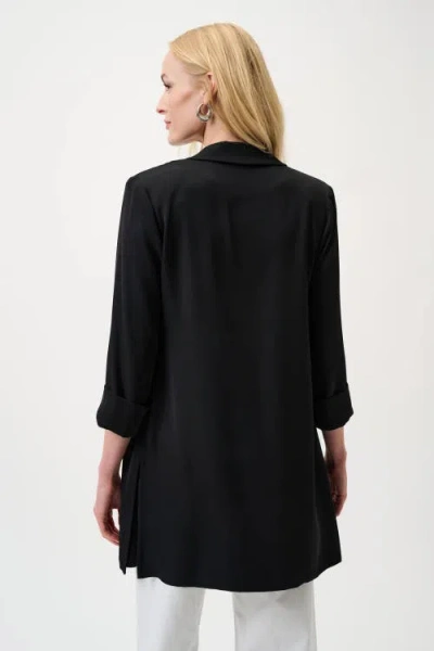 Joseph Ribkoff Classic Long Blazer In Black