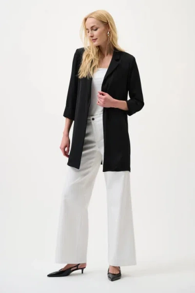 Joseph Ribkoff Classic Long Blazer In Black