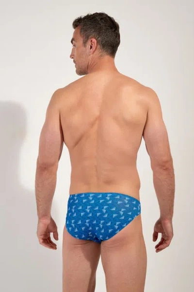 Hom Beach Comber Comfort Micro Briefs In Blue
