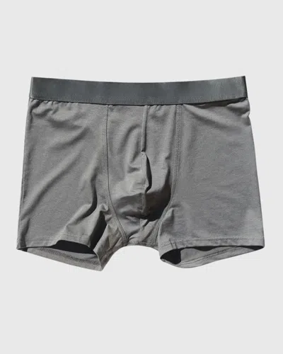 Cdlp Men & Apos;s Solid 3-pack Boxer Briefs In White