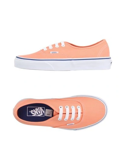 Shop Vans Sneakers In Salmon Pink