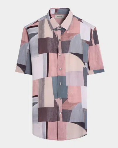 Bugatchi Men's Orson Abstract-print Button-front Shirt In Multi