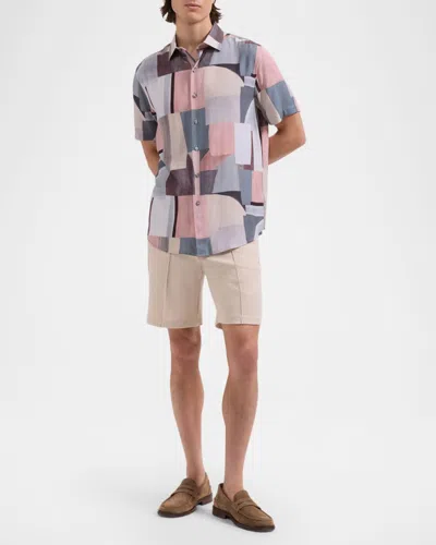 Bugatchi Men's Orson Abstract-print Button-front Shirt In Multi