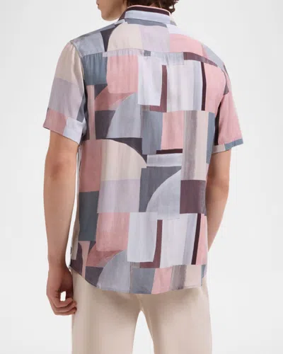 Bugatchi Men's Orson Abstract-print Button-front Shirt In Multi