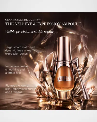 La Mer Genaissance De  The Eye And Expression Ampoule, 0.67 Oz. In Transparent