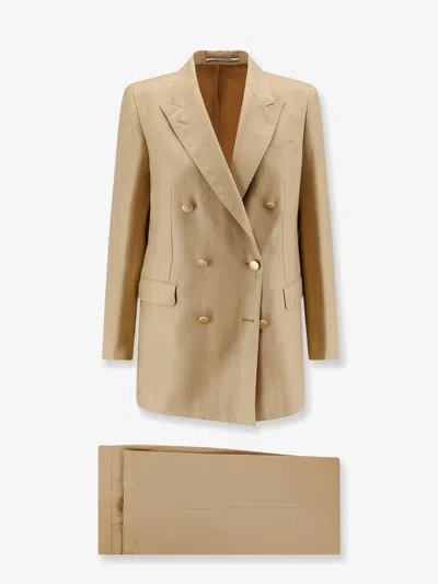 Tagliatore Dresses Light And Natural In Neutral