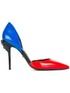 Versace City Lights Medusa Pumps In Red