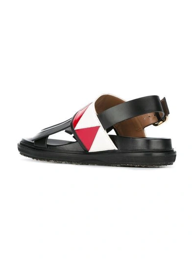 Shop Marni Fringed Fussbett Sandals