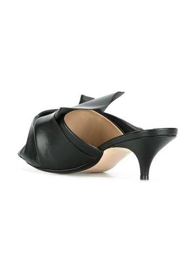 Shop N°21 Bow Mules In Black