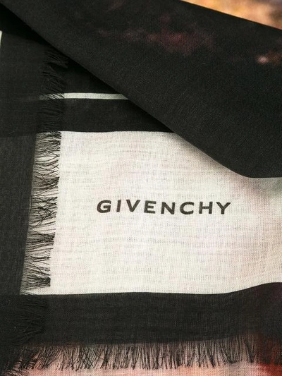 Shop Givenchy Rottweiler Print Scarf In 007