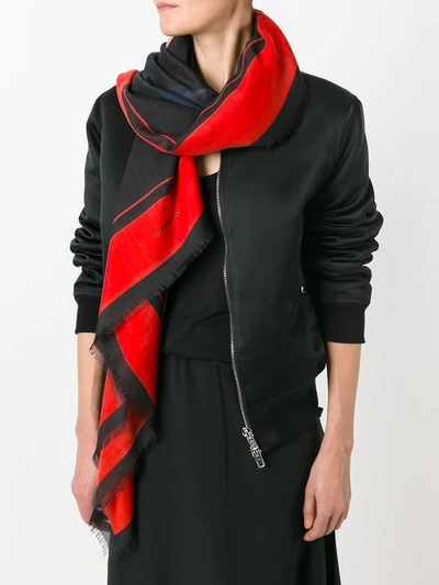 Givenchy Rottweiler Print Scarf In 009 Multicolor