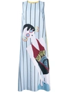 HOLLY FULTON striped shift dress,DRYCLEANONLY