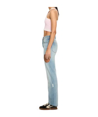 Off-white New Meteor Distressed Jeans Size 26 In Blue