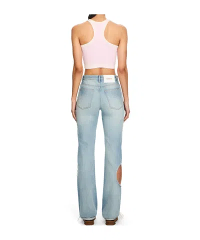Off-white New Meteor Distressed Jeans Size 26 In Blue