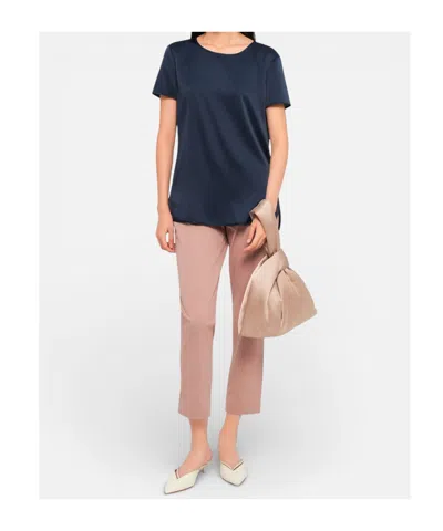 Max Mara Short Sleeve T-shirt In Blue