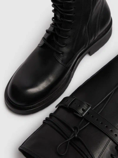 Ann Demeulemeester Women Danny 24 Hole Lace Up Boots In Black