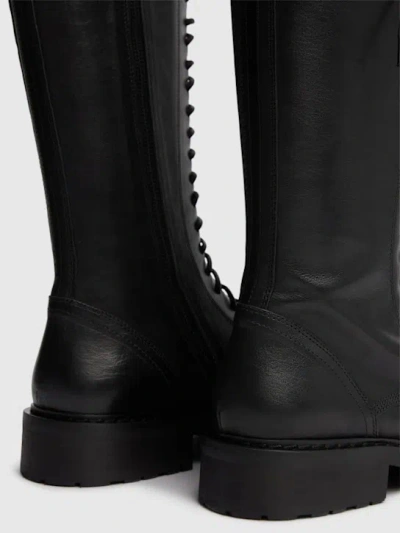 Ann Demeulemeester Women Danny 24 Hole Lace Up Boots In Black