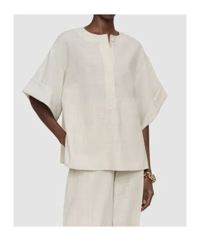 Joseph Yani Light Wool Blouse In White