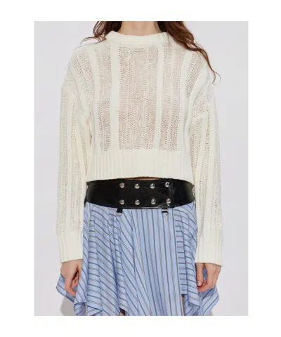 Iro Long-sleeved Sweater In White