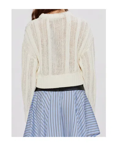 Iro Long-sleeved Sweater In White