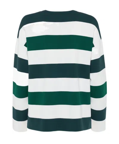 Max Mara Stretch Viscose Blend Sweater In Multi