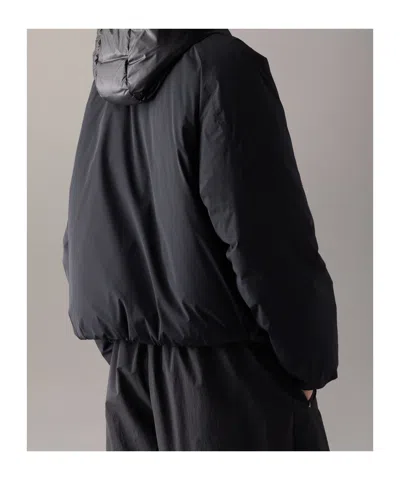 Moose Knuckles Long-sleeve Down Jacket In Black