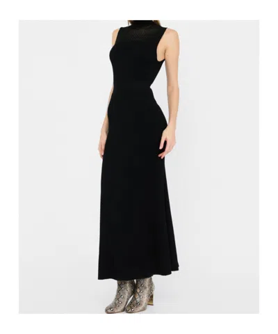 Liu •jo Liu Jo Black Viscose Polyester Polyamide Sweater In Black