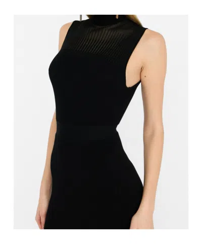 Liu •jo Liu Jo Black Viscose Polyester Polyamide Sweater In Black