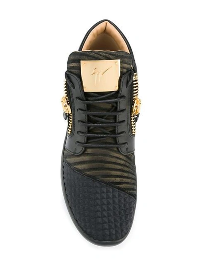 Shop Giuseppe Zanotti Runner Mid-top Sneakers