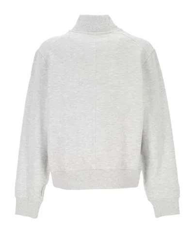 Entire Studios Button Mock-neck Sweater In White