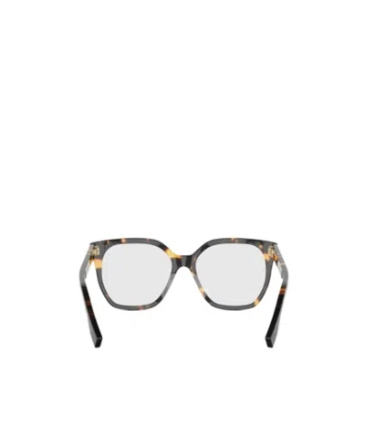 Fendi Eyewear Butterfly Frame Glasses In Black