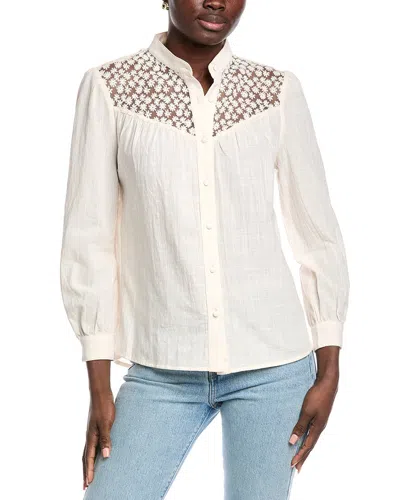 Anna Kay Siloen Top In White