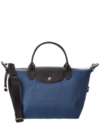 Longchamp Xs Le Pliage Energy Bag With Handle In Ink Blue Colour In Red