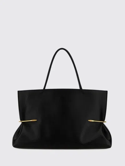 Givenchy Pinch Squeezed Horizontal Tote Bag In Nappa Leather In Black