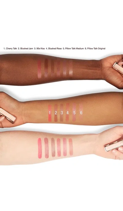 Charlotte Tilbury 90s Kiss Pillow Talk Blush Balm Lip Tint 2g In Brown