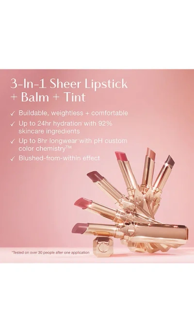 Charlotte Tilbury 90s Kiss Pillow Talk Blush Balm Lip Tint 2g In Brown