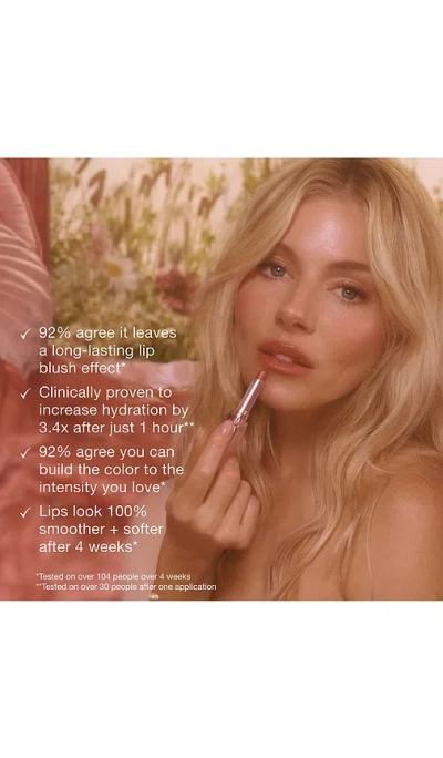 Charlotte Tilbury 90s Kiss Pillow Talk Blush Balm Lip Tint 2g In Brown