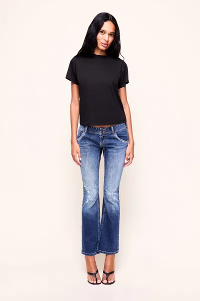 Danielle Guizio Ny The Everyday Relaxed Tee In Black