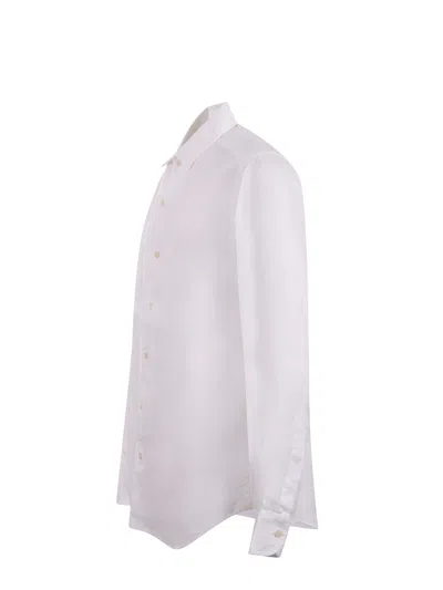 Mc2 Saint Barth Linen Shirt In White