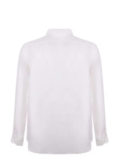 Mc2 Saint Barth Linen Shirt In White