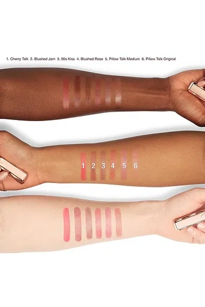 Charlotte Tilbury 90s Kiss Pillow Talk Blush Balm Lip Tint 2g In Brown