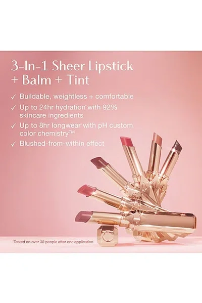 Charlotte Tilbury Pillow Talk Long Lasting Blush Balm Sheer Lip Tint Pillow Talk Medium 0.07 Oz/2 G In Transparent