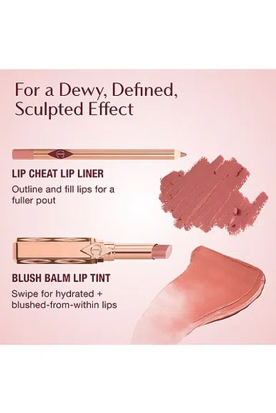 Charlotte Tilbury 90s Kiss Pillow Talk Blush Balm Lip Tint 2g In Brown