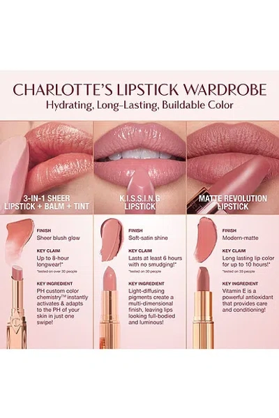 Charlotte Tilbury 90s Kiss Pillow Talk Blush Balm Lip Tint 2g In Brown