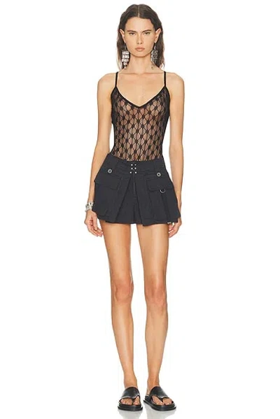 Isabel Marant Barta Cotton Straight-leg Shorts In Black