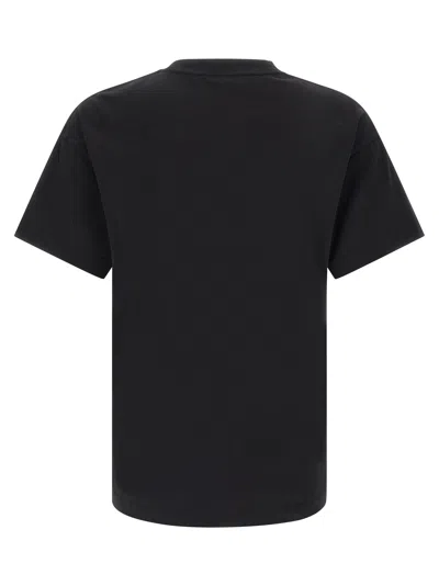 Palm Angels Cotton Crew Neck T Shirt Teddy Bear In Black