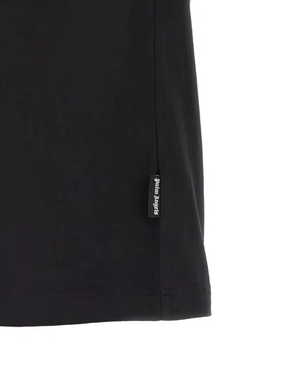 Palm Angels Cotton Crew Neck T Shirt Teddy Bear In Black