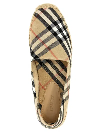 Burberry Women Embroidered Canvas Espadrilles In Multi